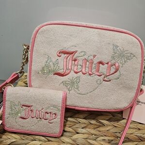 Juicy Couture Wing it camera bag and wallet